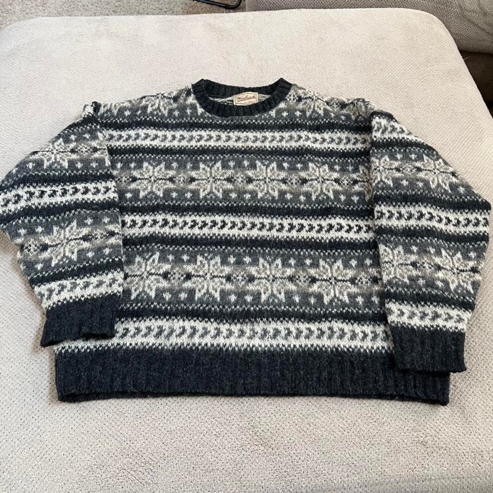 Vintage 1990s‎ Woolrich winter knit sweater Size XL